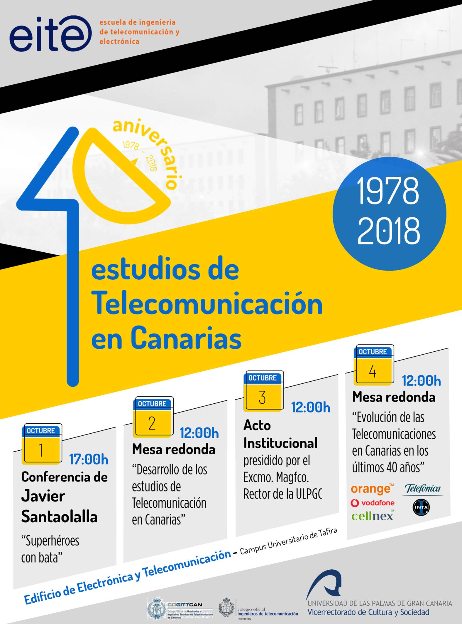 Programa de actos del 40 Aniversario