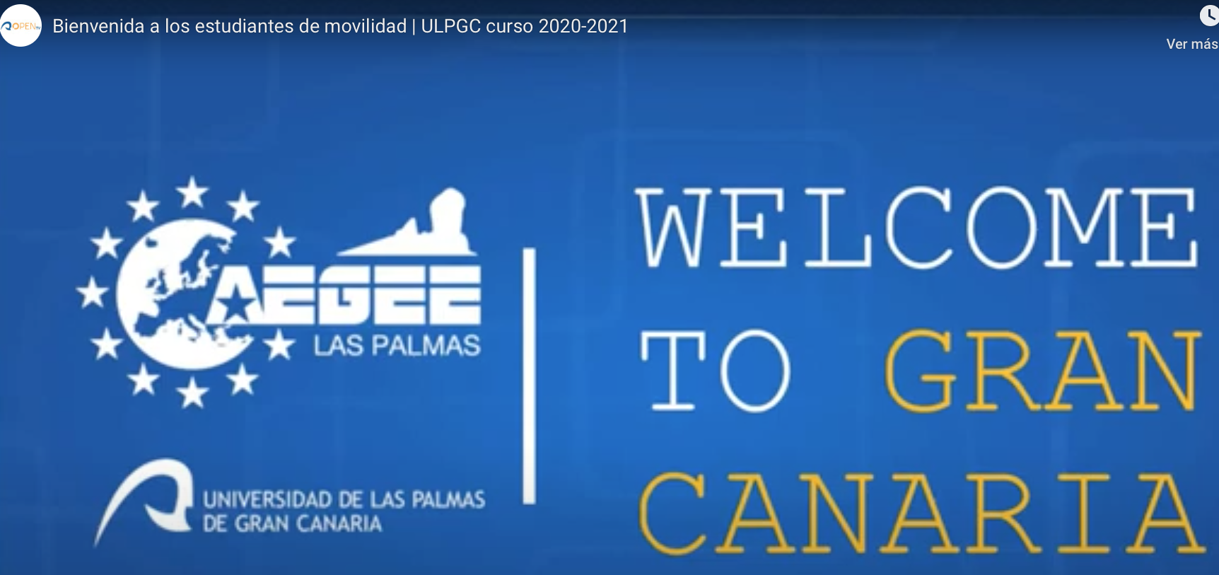 logo welcome gran canaria